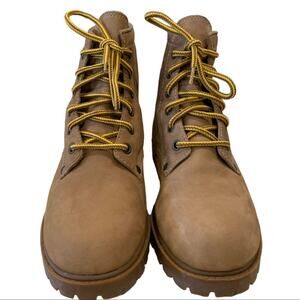 HIGH sierra hiking boots suede leather uppers lace up lug sole size 7.5 and 8